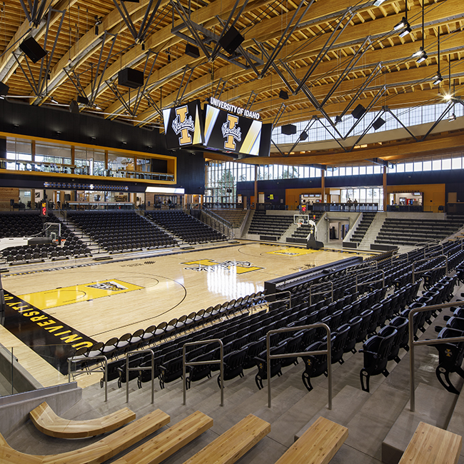 University of Idaho Central Credit Union Arena in Moscow ID, USA IAKS